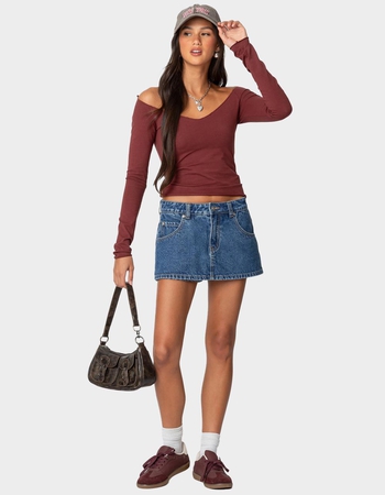 EDIKTED Talia Micro Skort Alternative Image