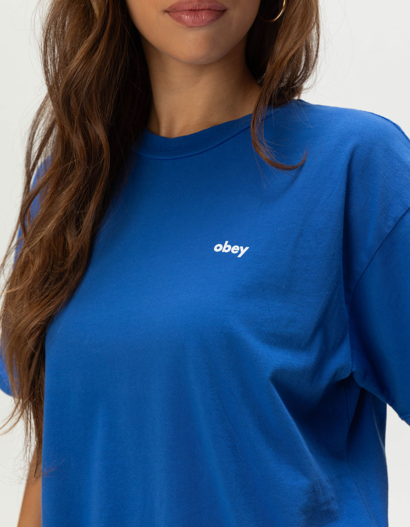 OBEY Take Your Time Womens Boxy Tee image number 3