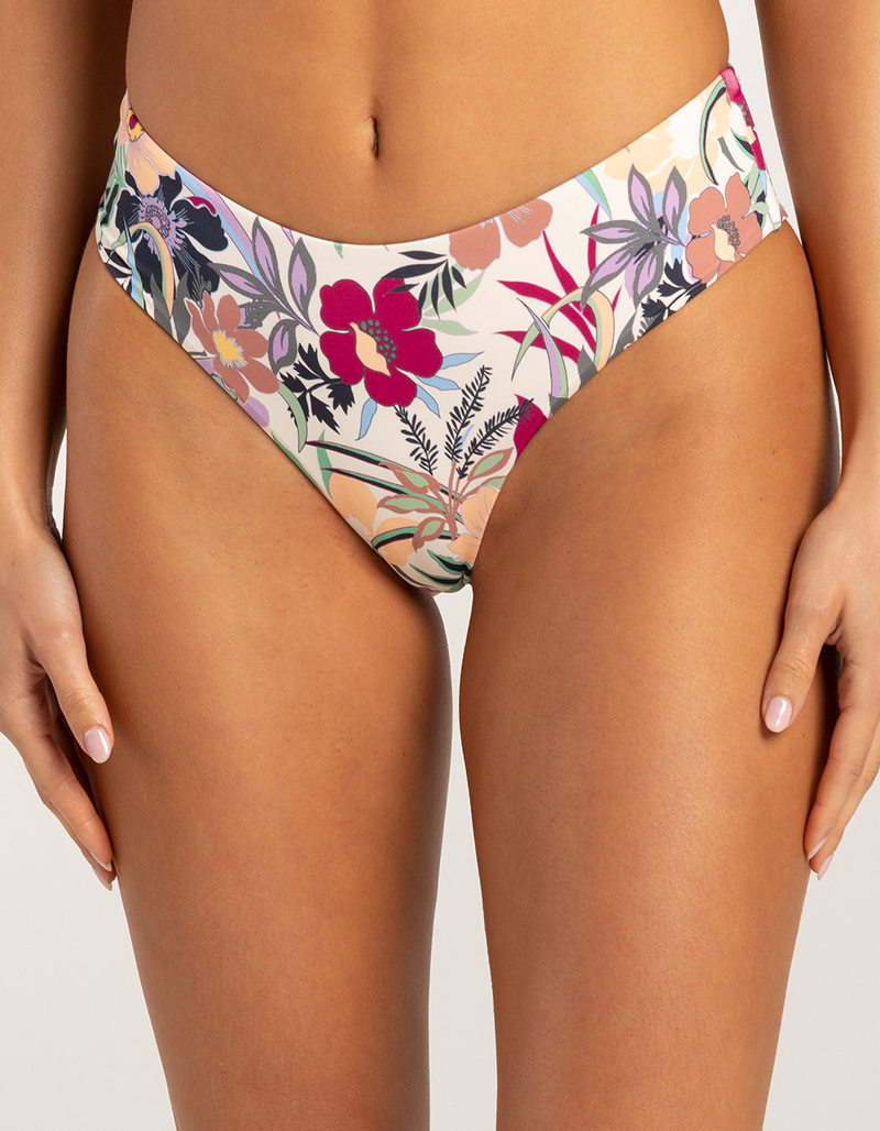 ROXY Printed Beach Classics V Cheeky Bikini Bottoms image number 1