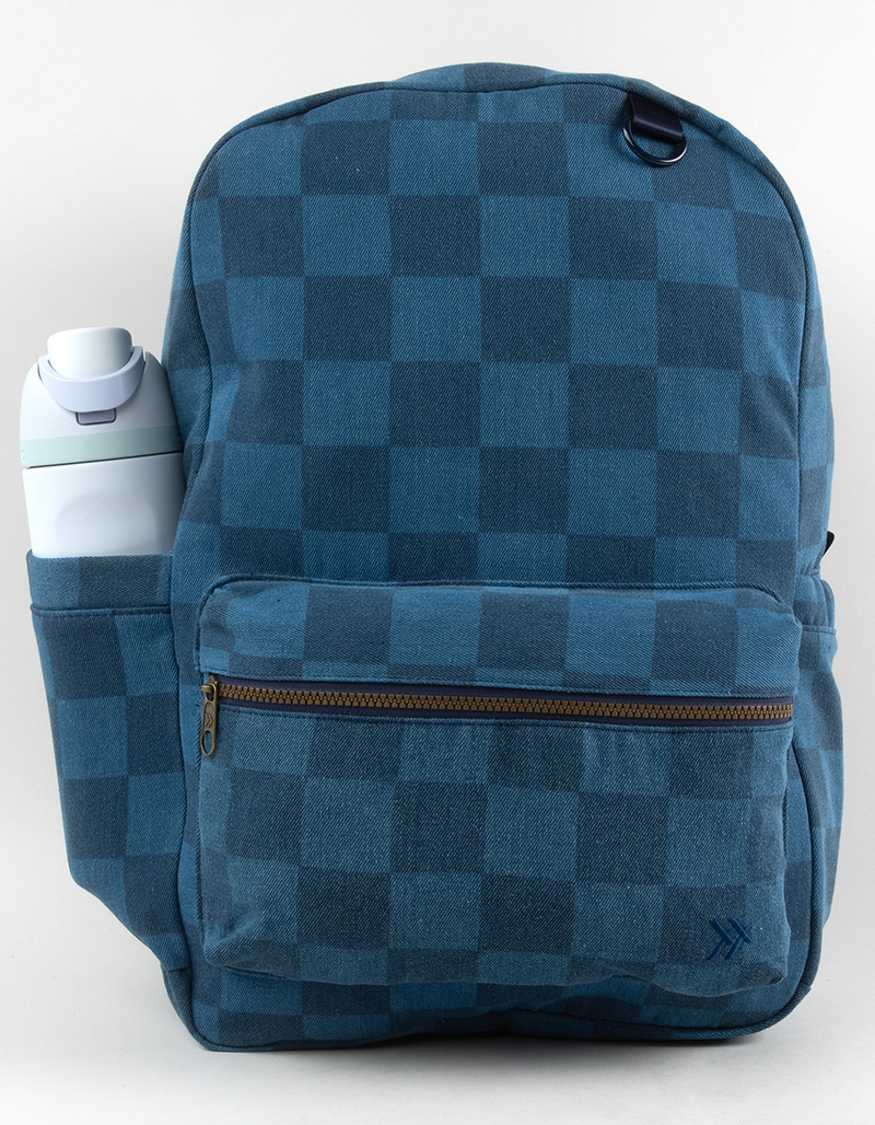 THREAD Denim Check Backpack image number 5