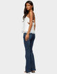 EDIKTED Netta Lacey Strapless Satin Effect Top image number 4