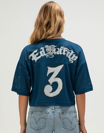 ED HARDY Snow Leopard Womens Crop Jersey Alternative Image