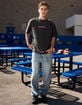 RSQ Mens Baggy Embroidered Jeans image number 9