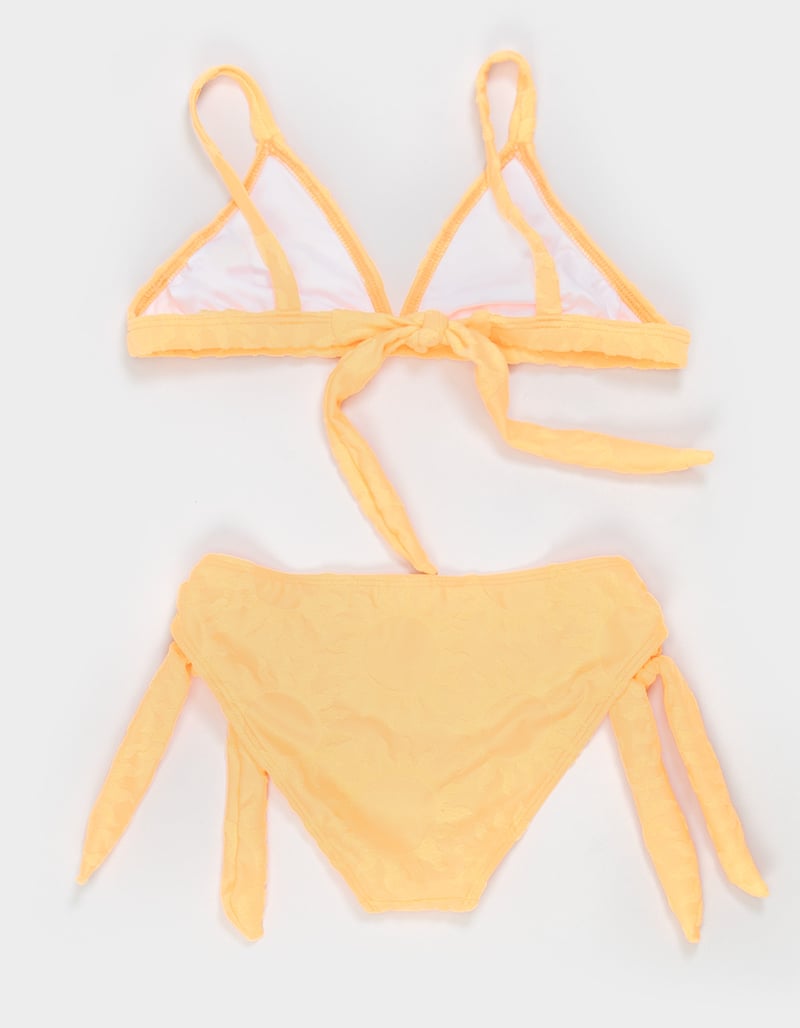 BEACH LINGO Texture Girls Triangle Top Bikini Set image number 1