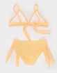 BEACH LINGO Texture Girls Triangle Top Bikini Set image number 2