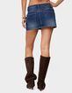 EDIKTED Chiara Denim Micro Skirt image number 3