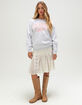 RSQ Womens Los Angeles Puff Crewneck Sweatshirt image number 2