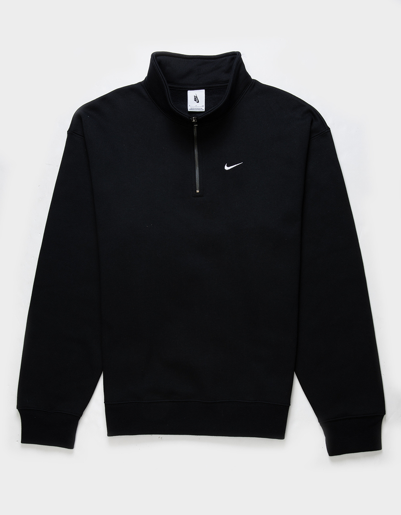 NIKE Solo Swoosh Mens Quarter Zip Sweatshirt image number 0