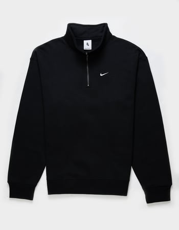 NIKE Solo Swoosh Mens Quarter Zip Sweatshirt Primary Image