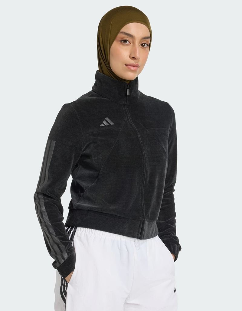 ADIDAS Tiro Womens Velour Track Jacket image number 4