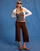 FULL TILT Womens Low Rise Gaucho Pants image number 1