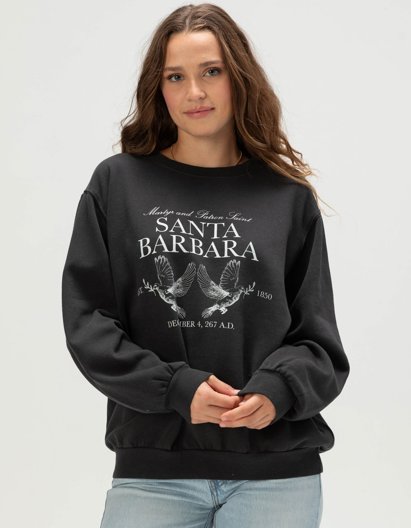 NECTAR CLOTHING Santa Barbara Womens Crewneck Sweatshirt image number 0