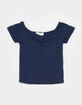 FULL TILT Essentials Girls Cinch Tee image number 2