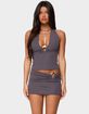 EDIKTED Billey Metal Ring Halter Top image number 1