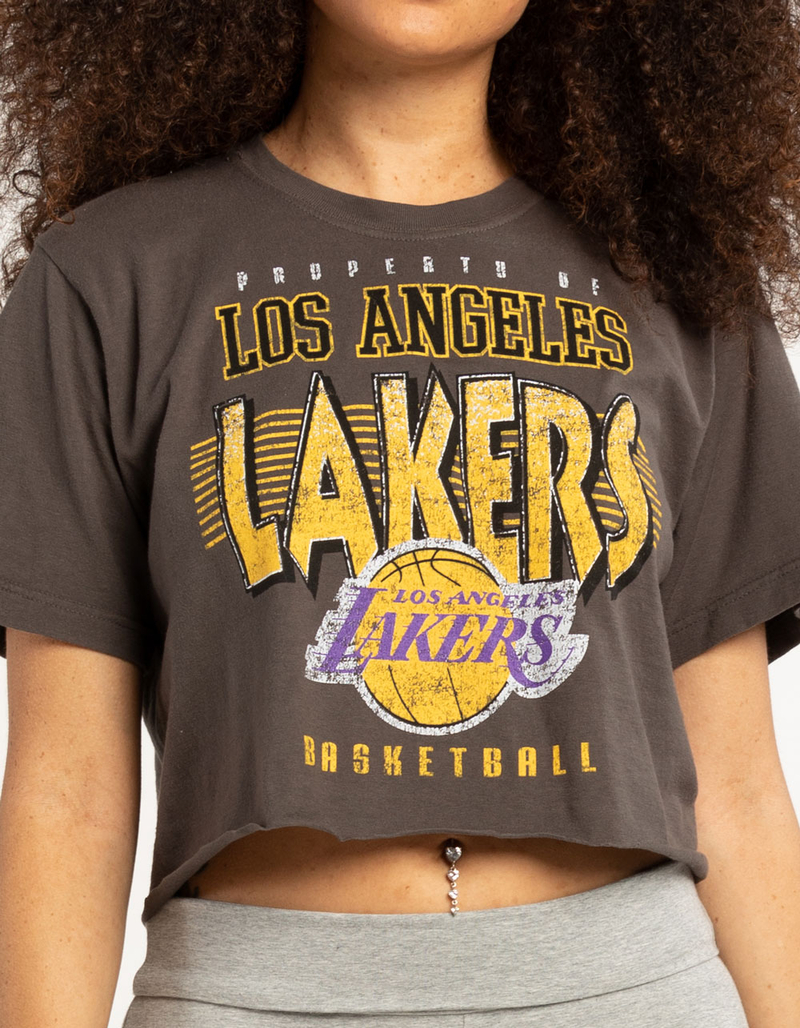 LOS ANGELES LAKERS Womens Crop Tee image number 1
