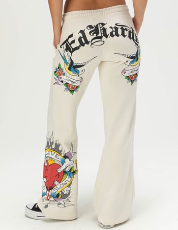 ED HARDY Love Kills Slowly Womens Fleece Pants Alternative Image