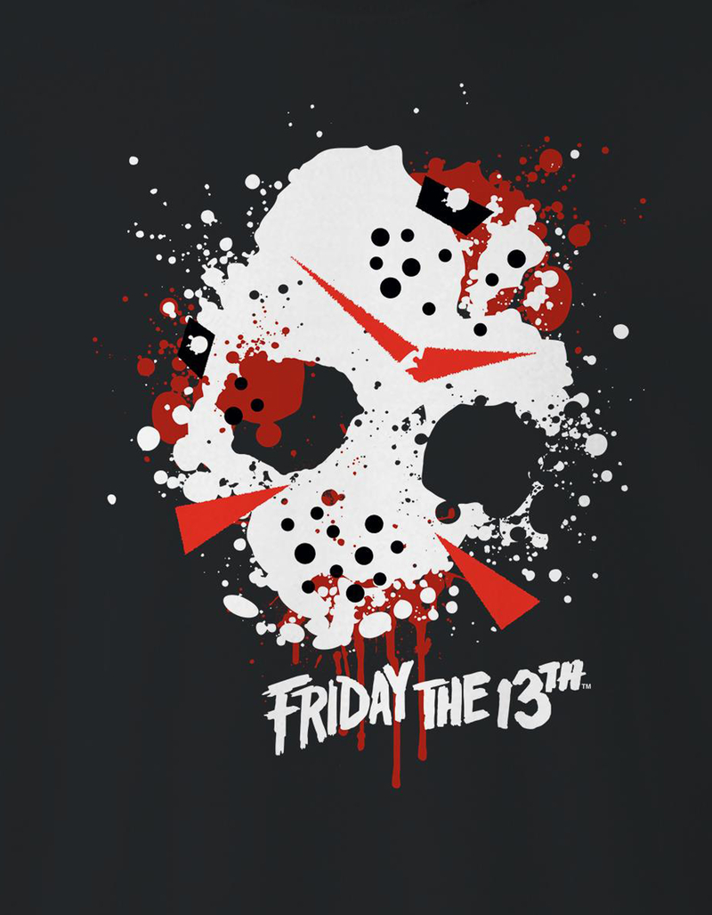 FRIDAY THE 13TH Mask Splatter Unisex Crewneck Sweatshirt BLACK Tillys