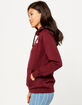 THE NORTH FACE Red Box Burgundy Womens Hoodie image number 3