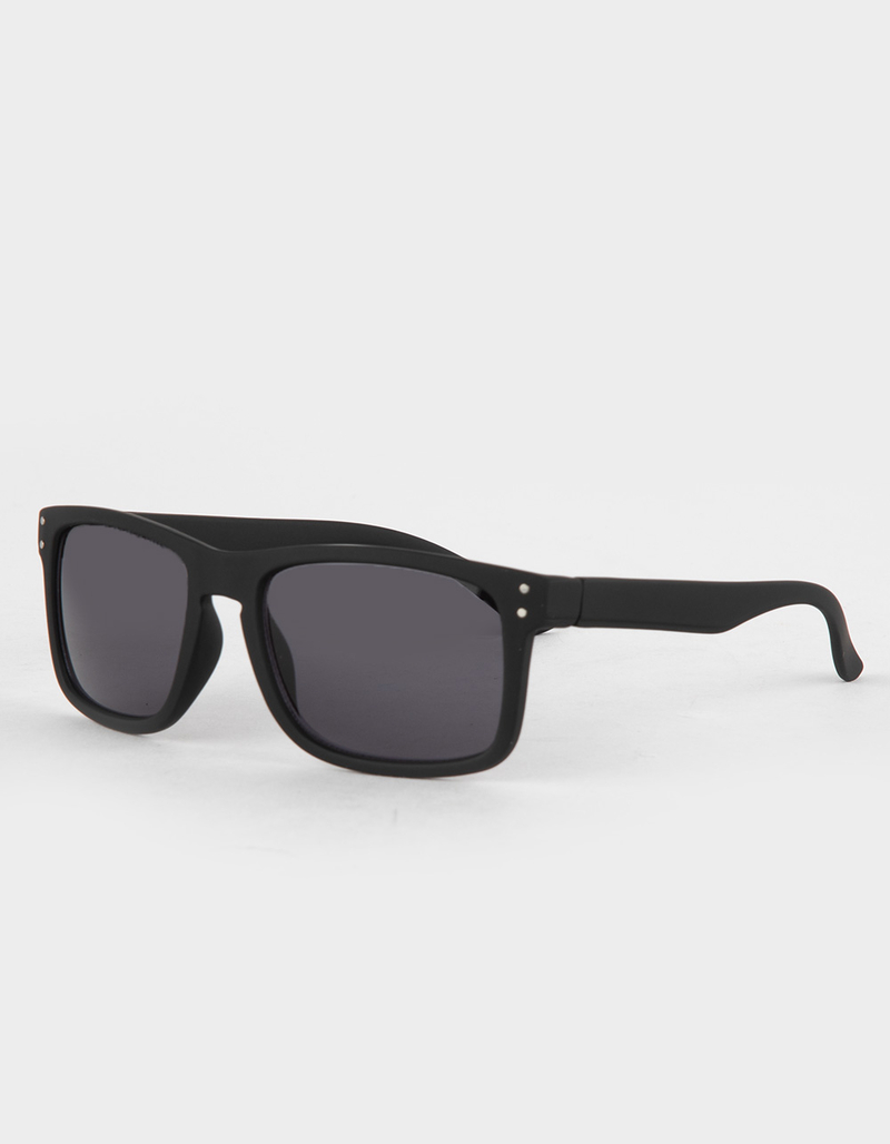 RSQ Rubberized Wayfarer Sunglasses image number 0