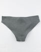 FULL TILT Ribbed Heather Gray Panties image number 2