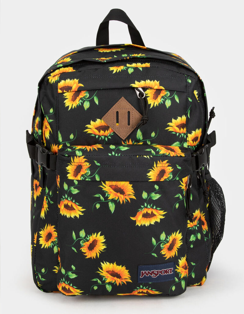 JANSPORT Main Campus Sunflower Black Backpack MULTI JS0A4QUL7R4