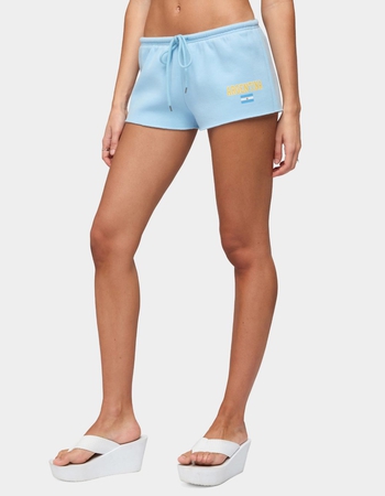 EDIKTED Argentina Low Rise Shorts Alternative Image