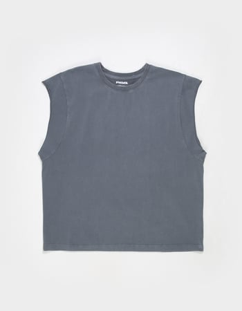 RSQ Mens Washed Crop Muscle Tee Alternative Image