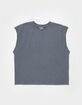 RSQ Mens Washed Crop Muscle Tee image number 2