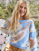 FULL TILT Swirl Girls Pullover Sweater image number 1