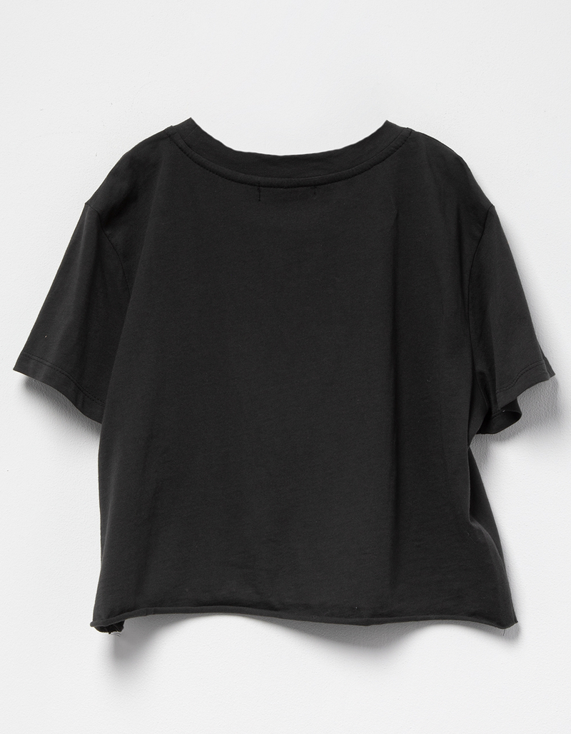 FULL TILT Moto Skeleton Girls Crop Tee image number 1