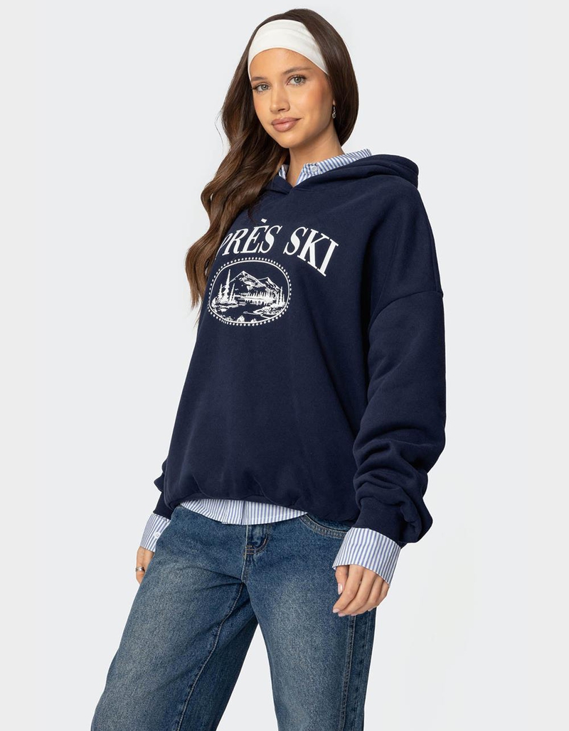 EDIKTED Après Ski Oversized Hoodie image number 2