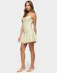 EDIKTED Daphna Floral Chiffon Mini Dress image number 2