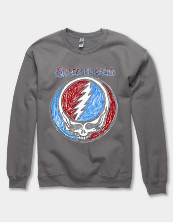 GRATEFUL DEAD Stealie Scribble Unisex Crewneck Sweatshirt Primary Image
