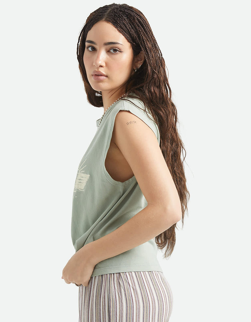 BRIXTON Ranch Womens Crop Muscle Tank image number 1