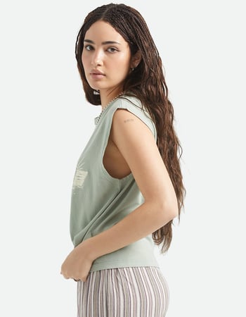 BRIXTON Ranch Womens Crop Muscle Tank Alternative Image