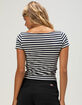 DICKIES Stripe Knit Womens Top image number 4