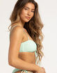 DAMSEL Texture Tie Front Bikini Top image number 2