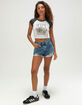 ROXY Feel The Sunshine Womens Raglan Baby Tee image number 2