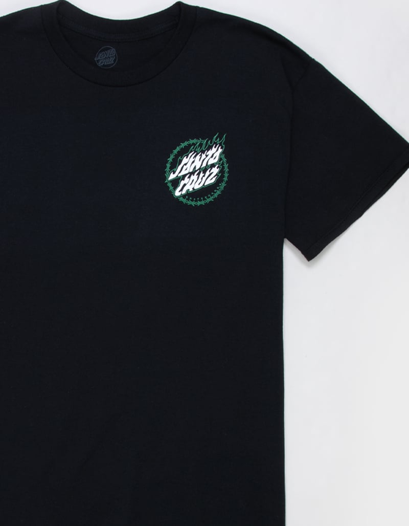 SANTA CRUZ Wired Flame Mens Tee image number 1