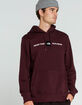 THE NORTH FACE Reds Mens Burgundy Hoodie image number 2
