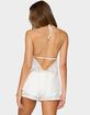 EDIKTED Arlie Floral Textured Sheer Halter Top image number 2