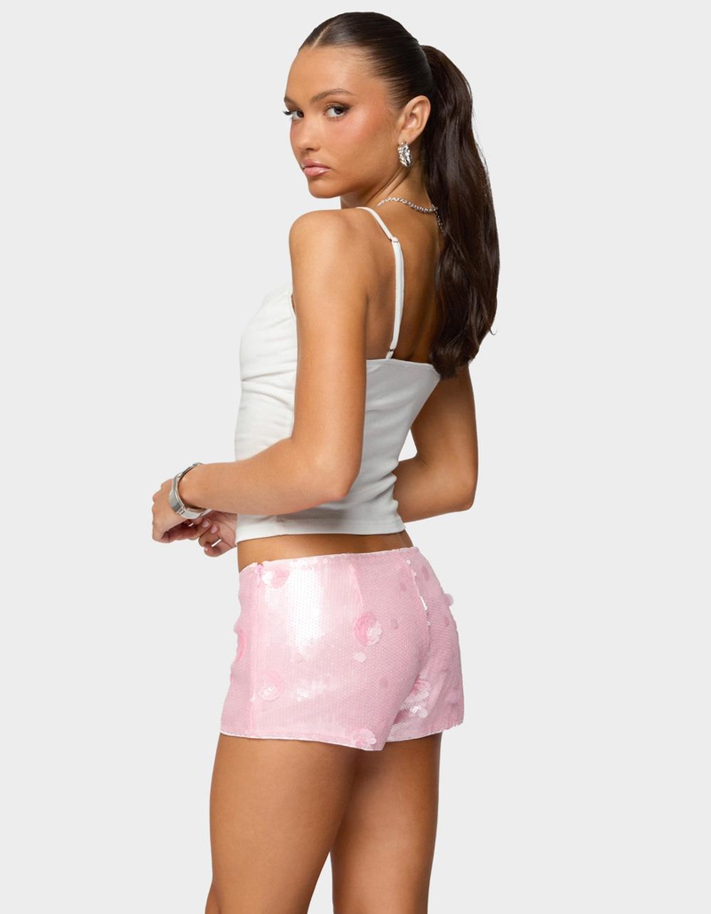 EDIKTED Bobbie Layered Lace Cowl Neck Top image number 2