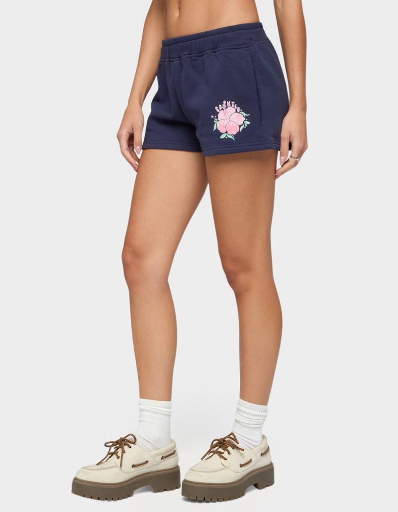 EDIKTED Beach Bloom Sweat Shorts image number 1
