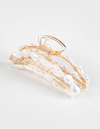 FULL TILT Faux Pearl/Metal Claw Clip Primary Image