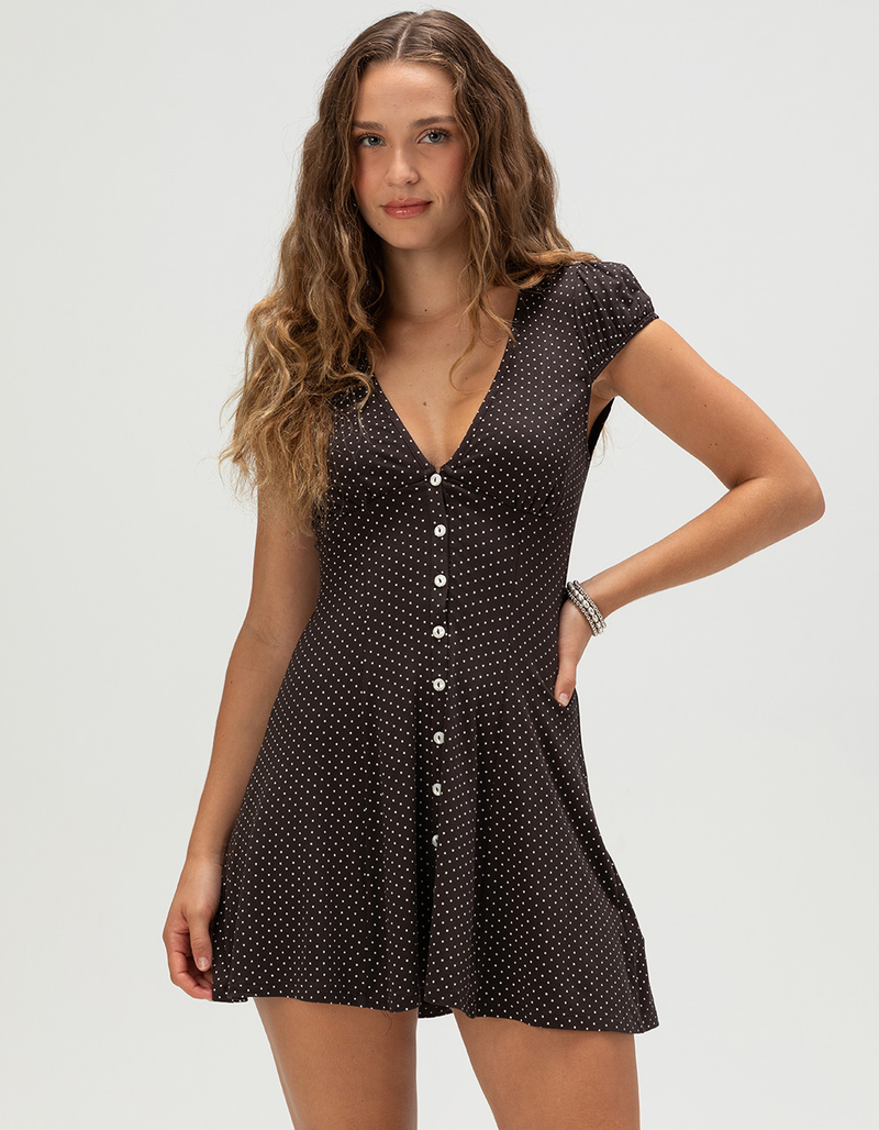 BDG Urban Outfitters Kiki Womens Button Front Dress image number 0