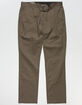 VOLCOM Vmonty Mens Khaki Chino Pants image number 1