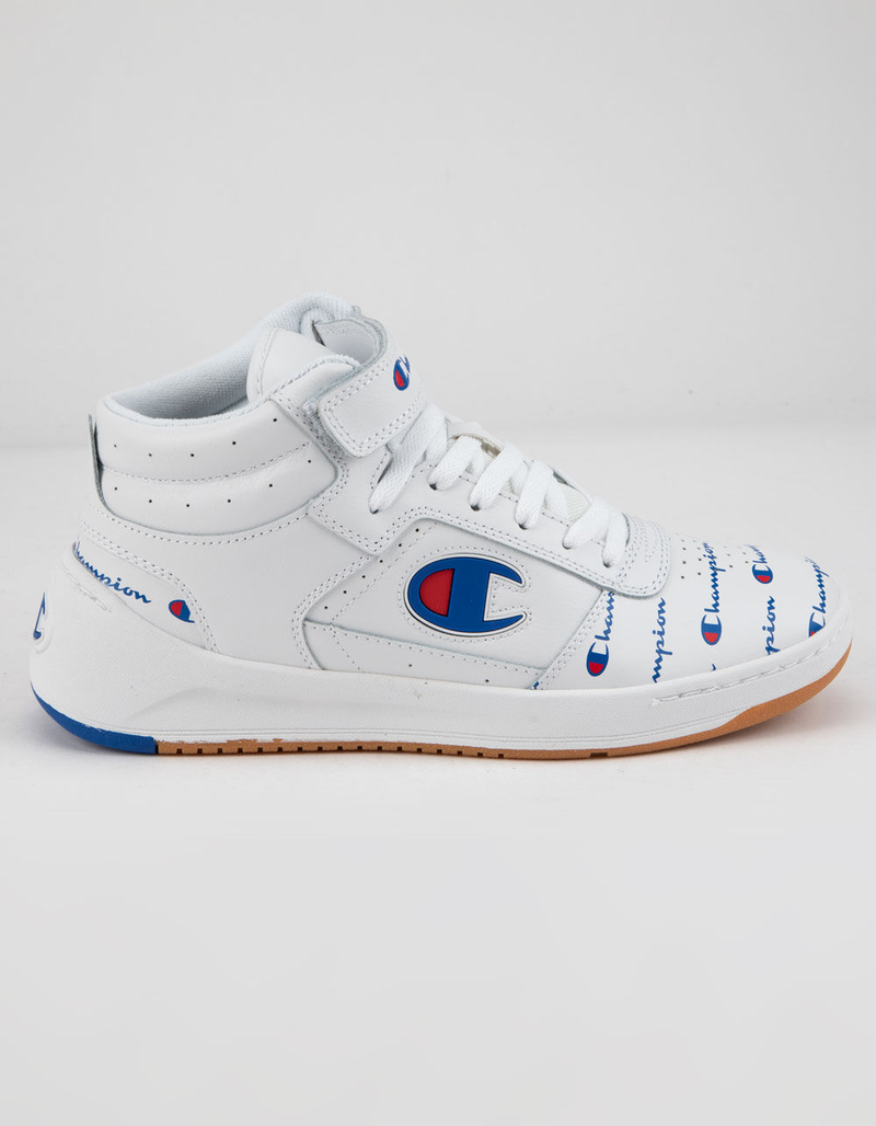 CHAMPION Super C Court Leather Print White Womens Shoes image number 0