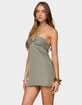 EDIKTED Anetta Keyhole Halter Mini Dress image number 2