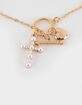 FULL TILT Cross Charm Dainty Necklace image number 2