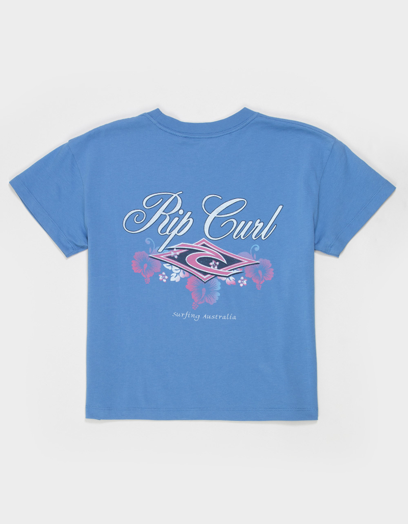 RIP CURL Hibiscus Diamond Girls Boyfriend Tee image number 2